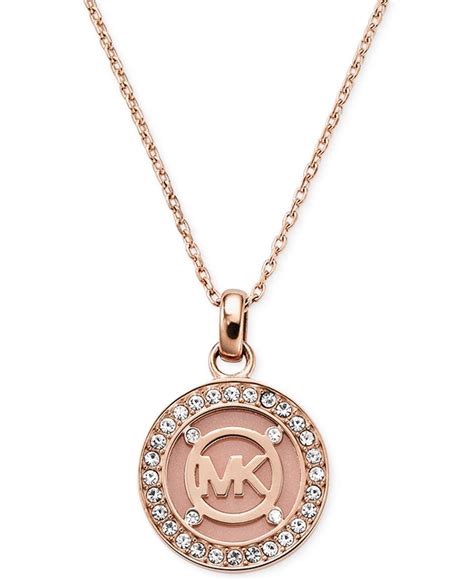 the bay michael kors necklace|michael kors necklace and earrings.